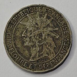 #monnaie #numismatique #teteindien #gouadeloupe #bonpour1franc #davidnumis